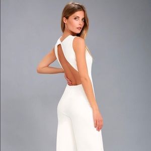 Lulus white jumpsuit